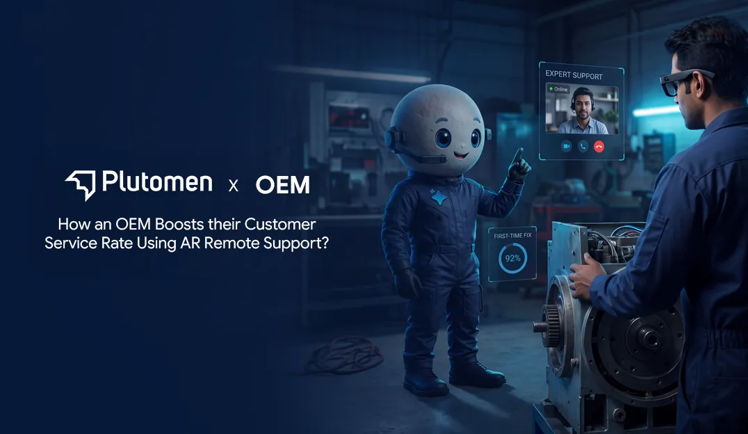How an OEM Boosts their Customer Service Rate Using AR Remote Support?