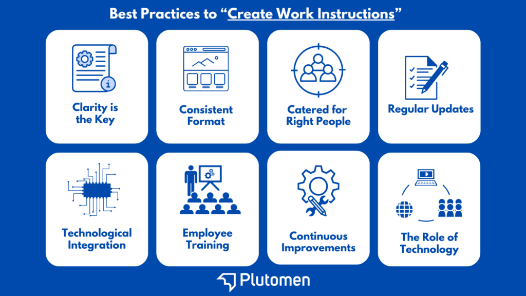 best practices for work instructions