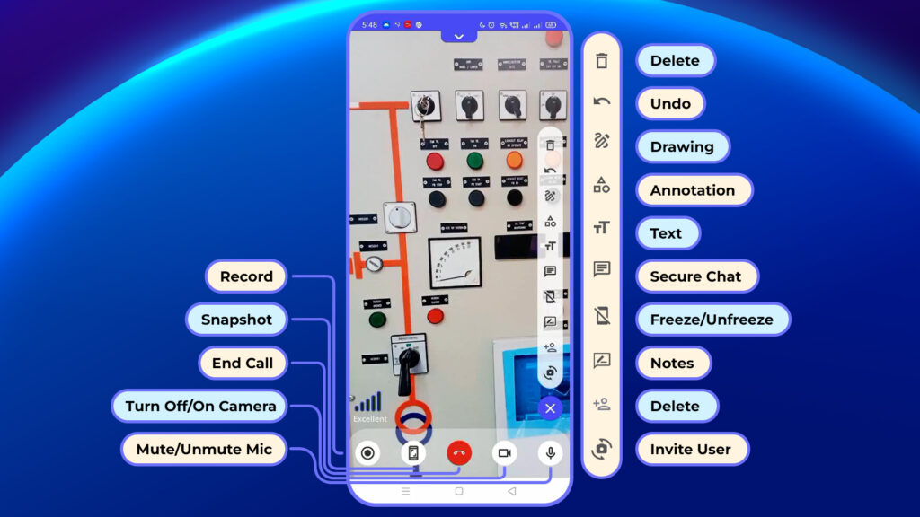 Connect call app screen details1