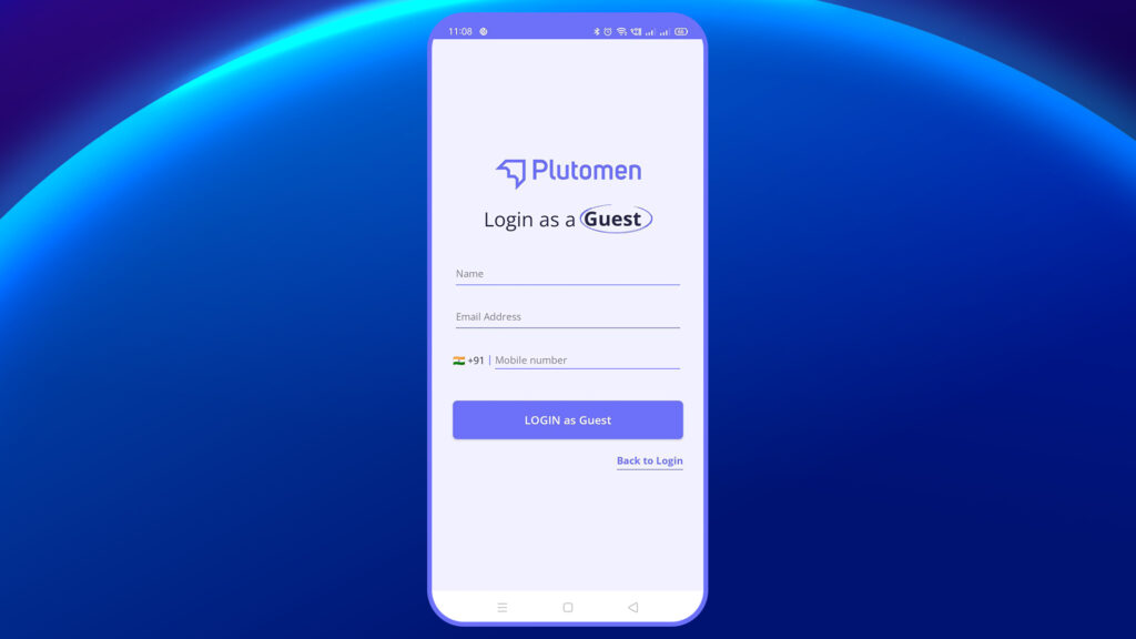 login as a guest