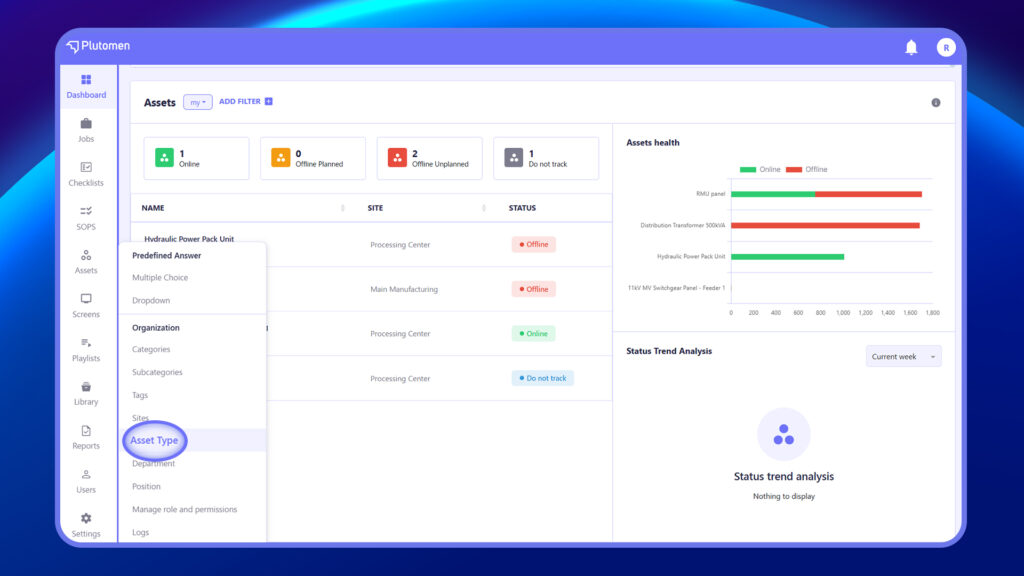 Asset type